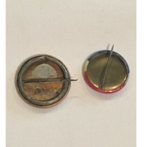 Stevenson Pin Pinback Lot of 2 - Picture 2 of 5
